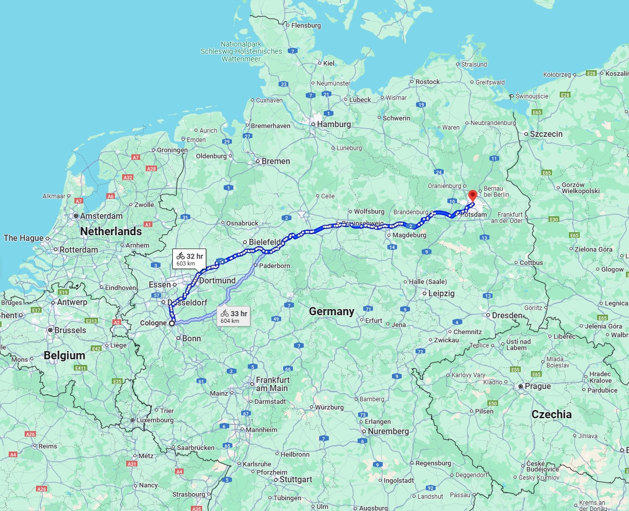 Anreise von Köln Zu Berlin Über 