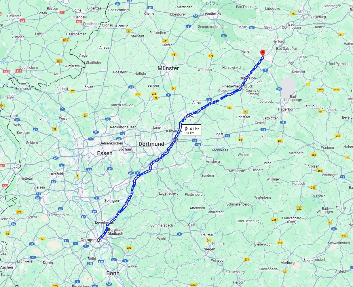 Anreise von Köln Zu Bielefeld Über 