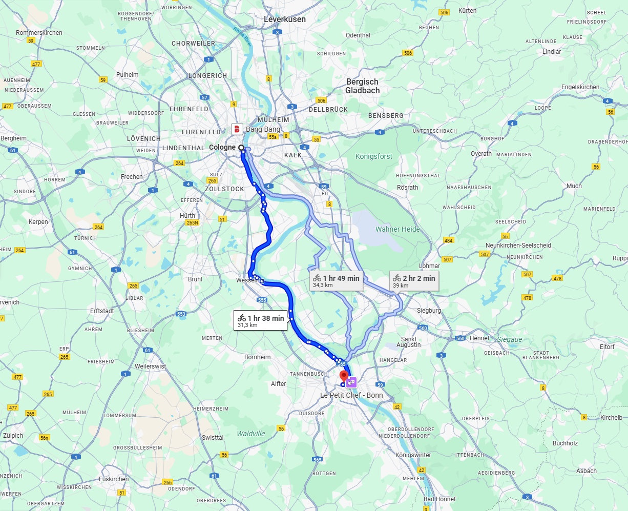 Anreise von Köln Zu Bonn Über 