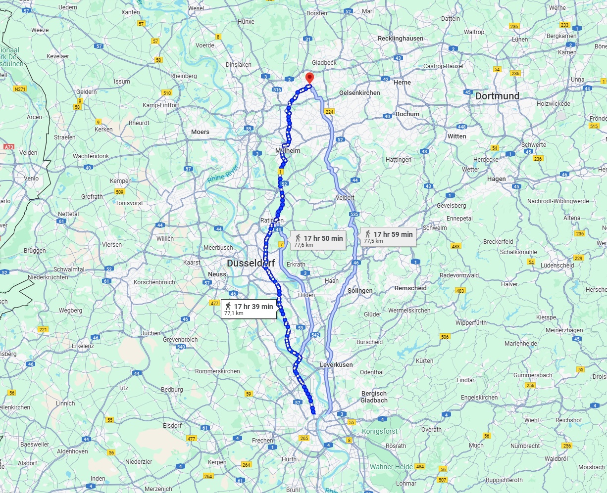 Anreise von Köln Zu Bottrop Über 
