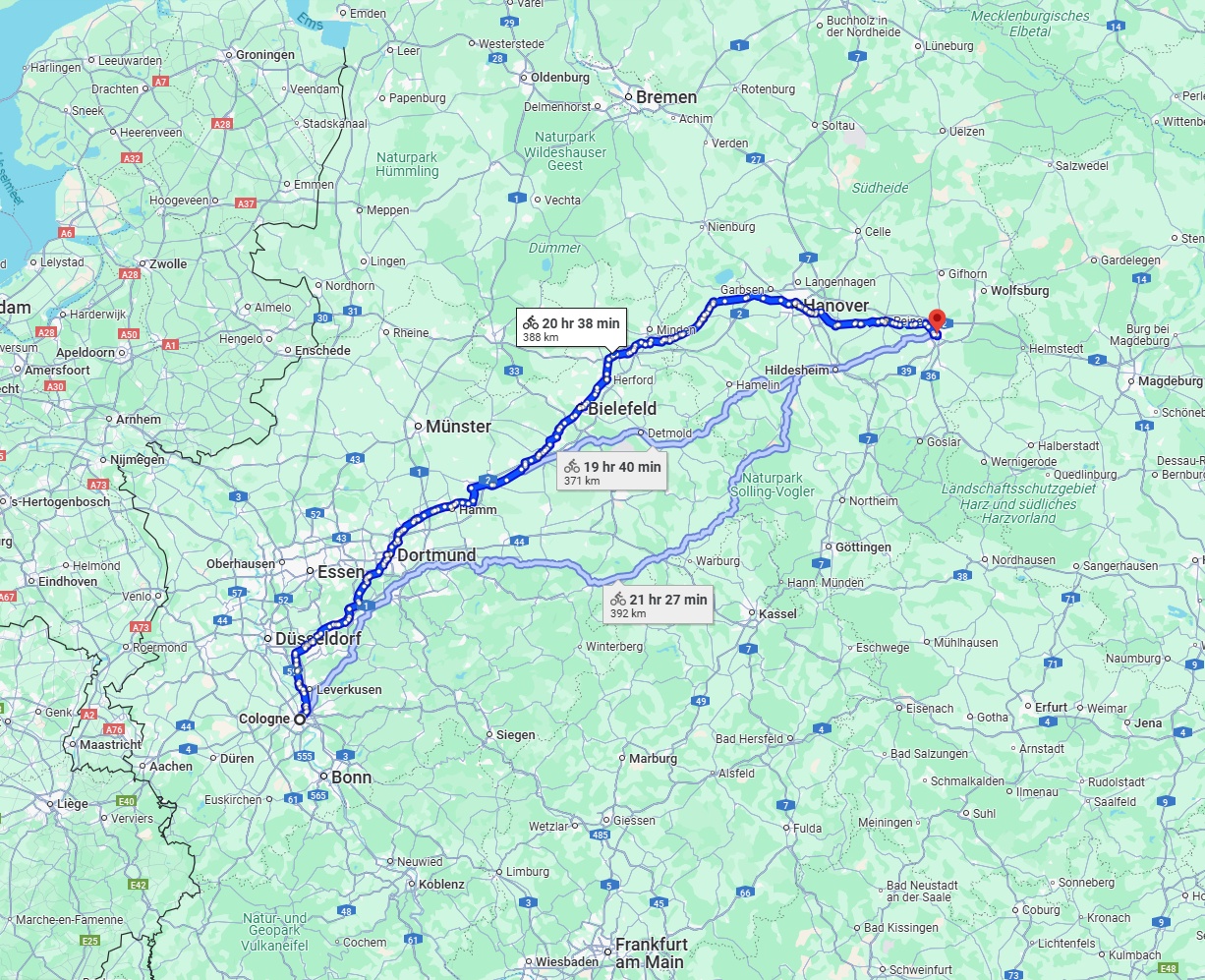 Anreise von Köln Zu Braunschweig Über 