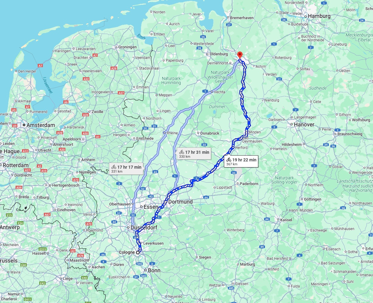 Anreise von Köln Zu Bremen Über 