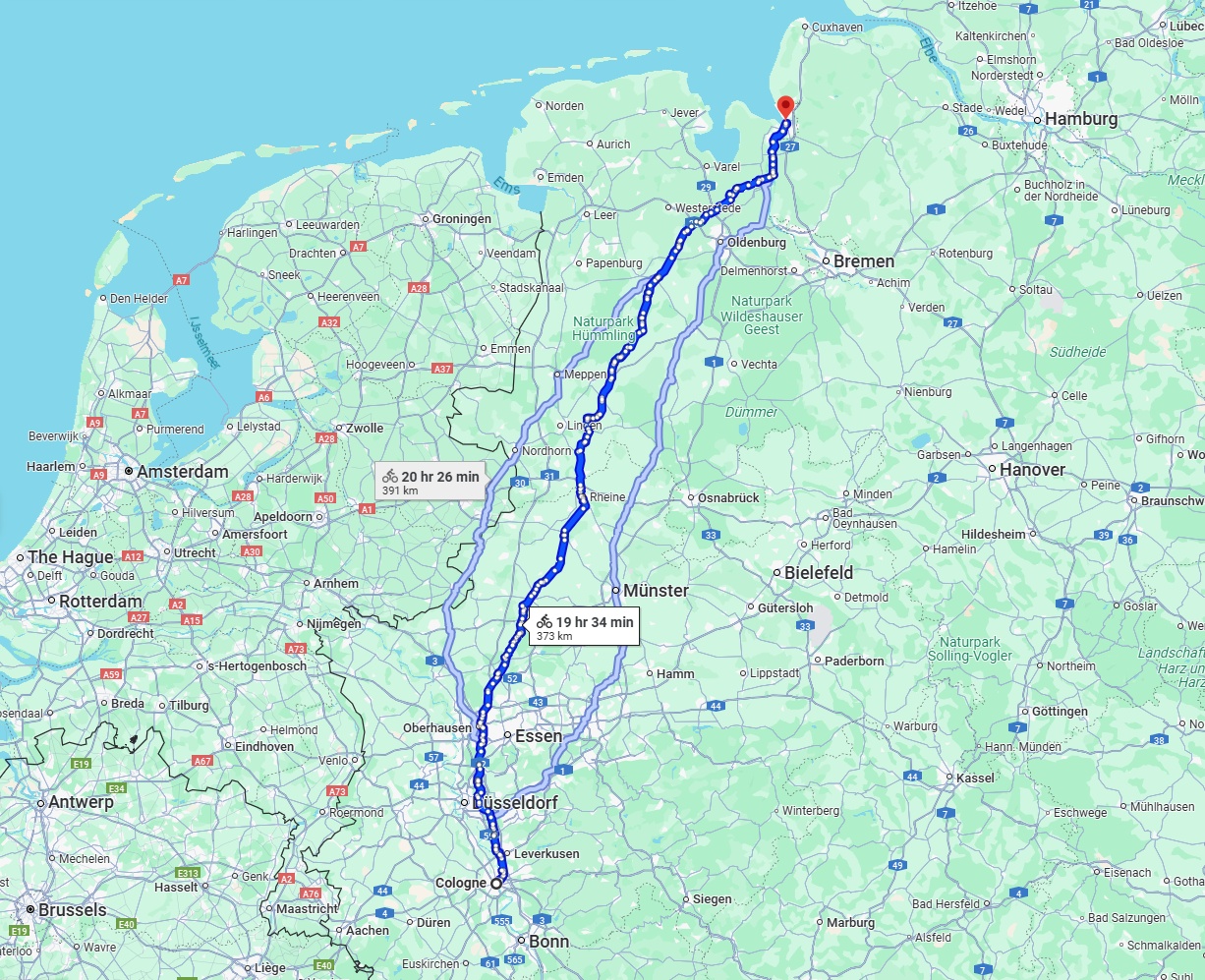 Anreise von Köln Zu Bremerhaven Über 