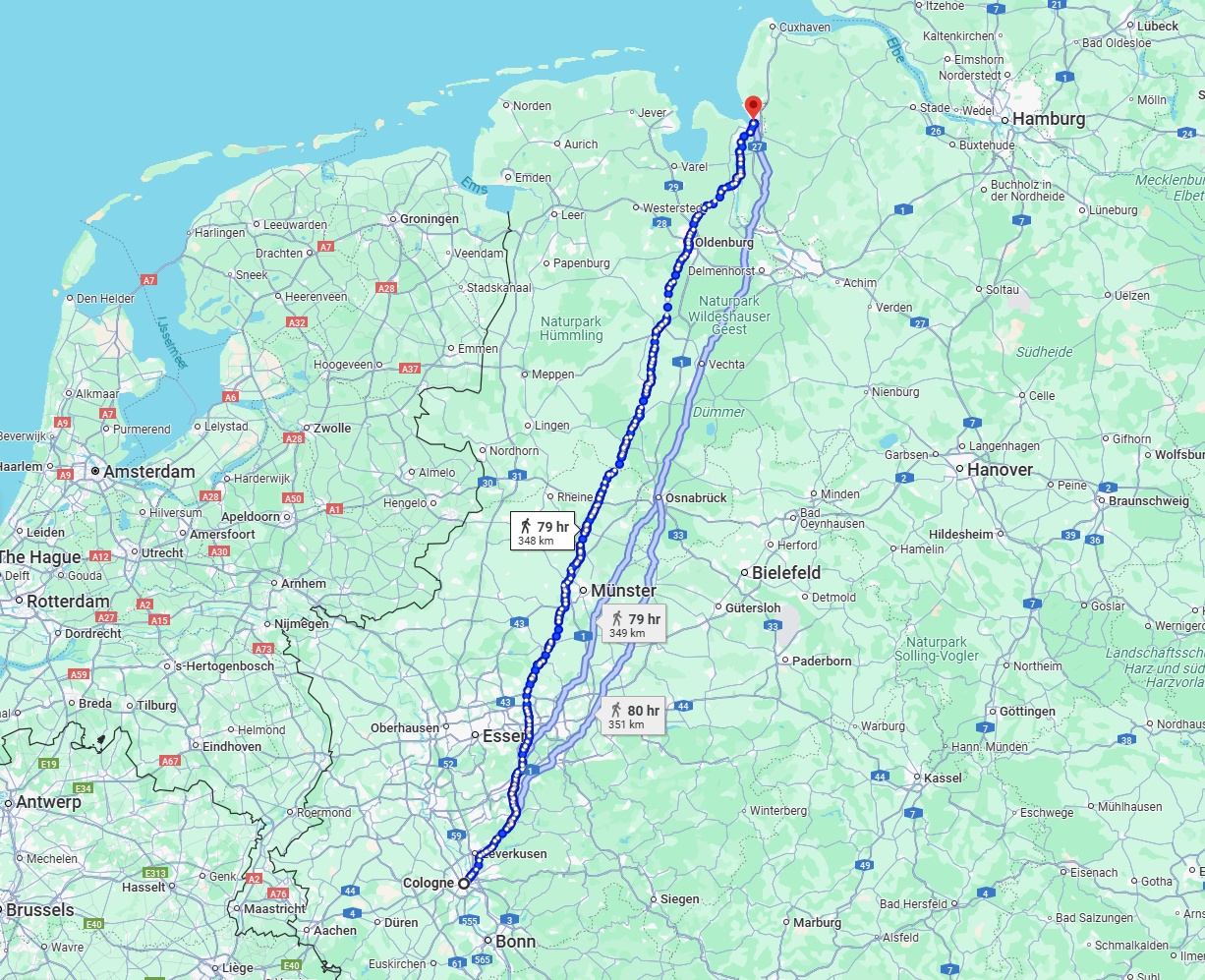 Anreise von Köln Zu Bremerhaven Über 