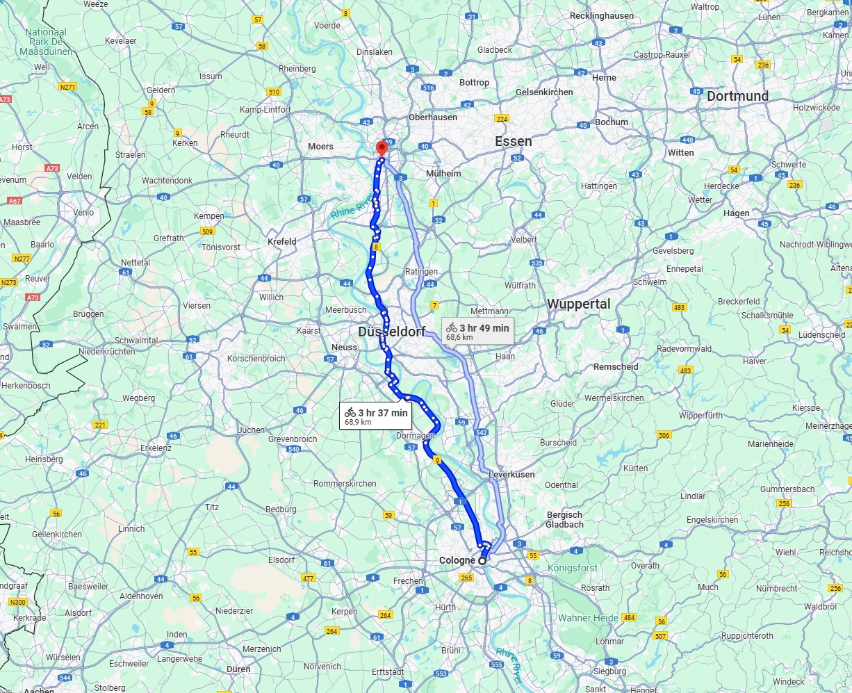 Anreise von Köln Zu Duisburg Über 