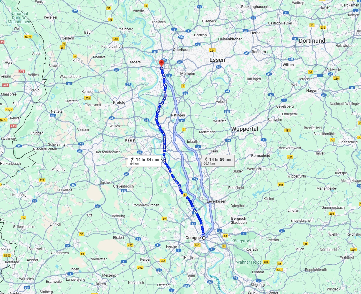 Anreise von Köln Zu Duisburg Über 