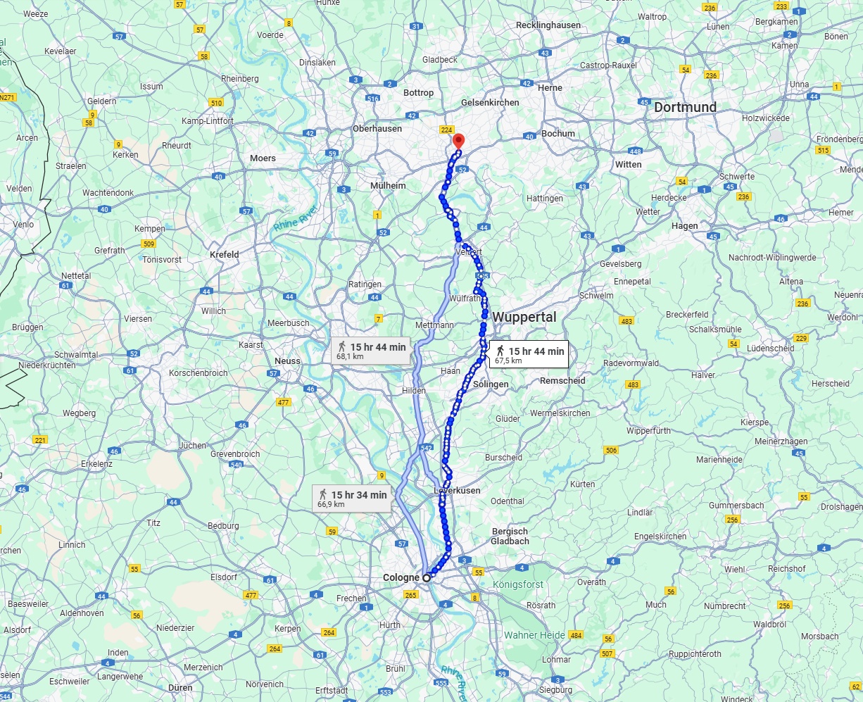 Anreise von Köln Zu Essen Über 