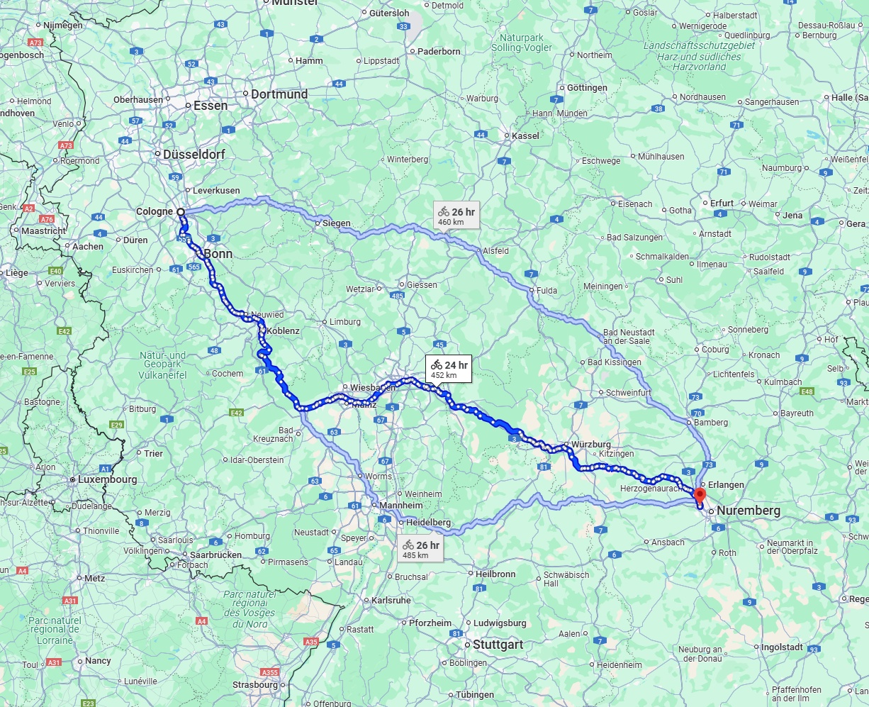Anreise von Köln Zu Fürth Über 