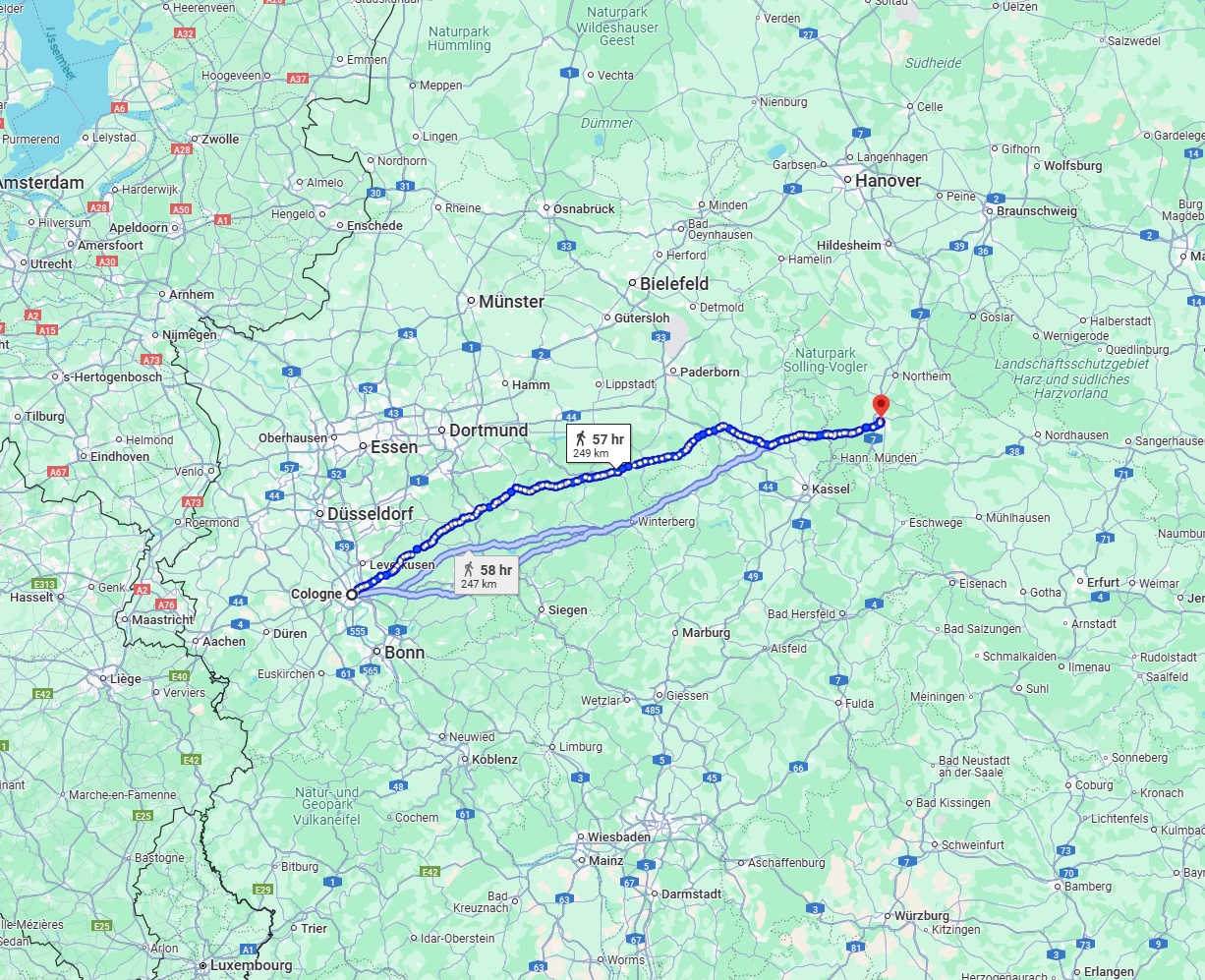 Anreise von Köln Zu Göttingen Über 