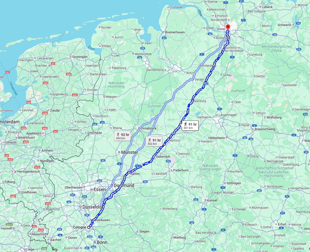 Anreise von Köln Zu Hamburg Über 