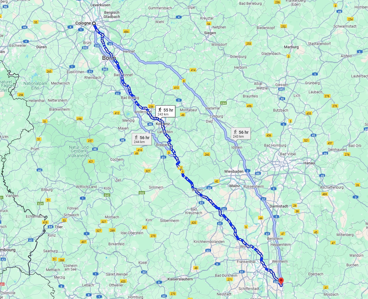 Anreise von Köln Zu Heidelberg Über 