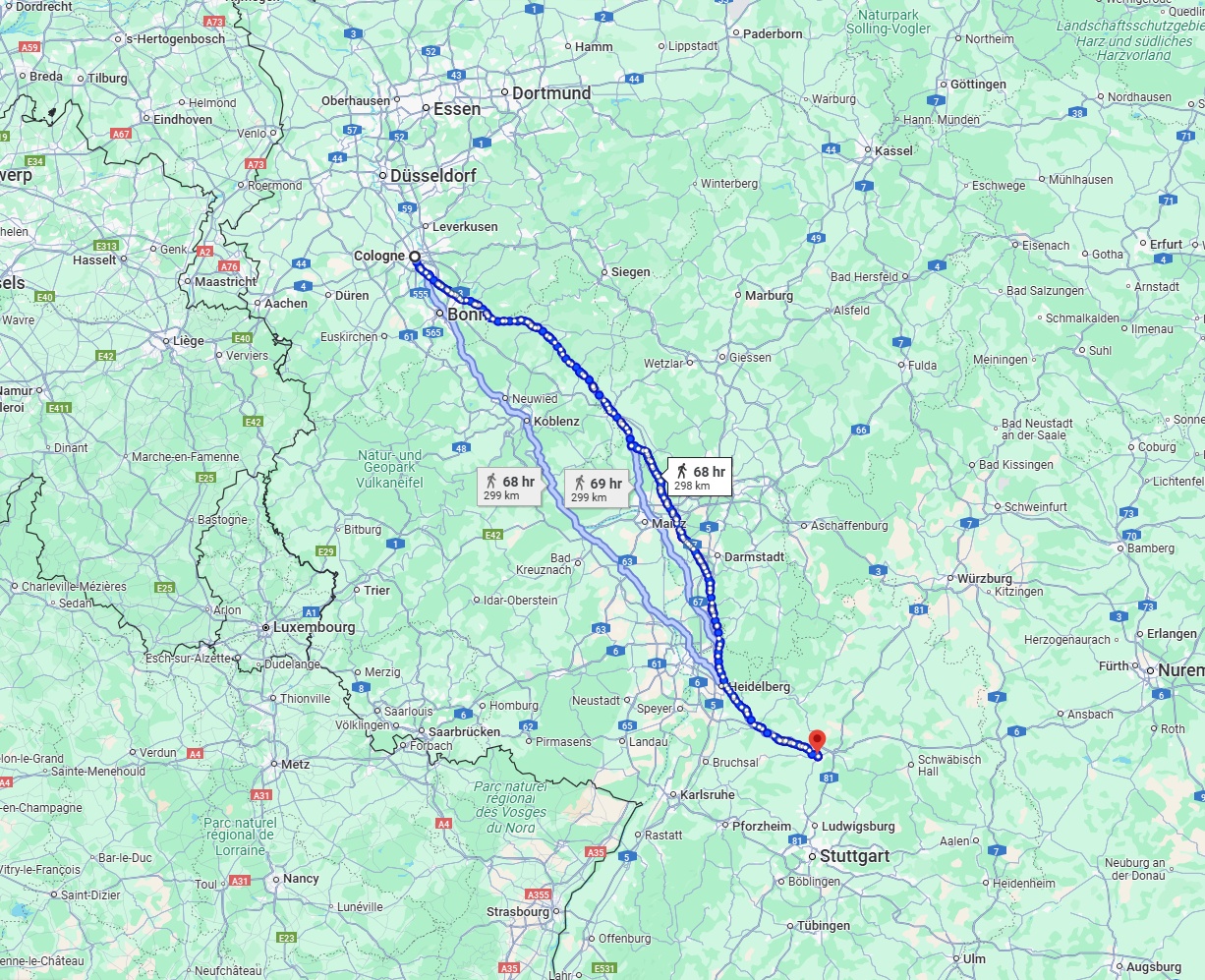 Anreise von Köln Zu Heilbronn Über 