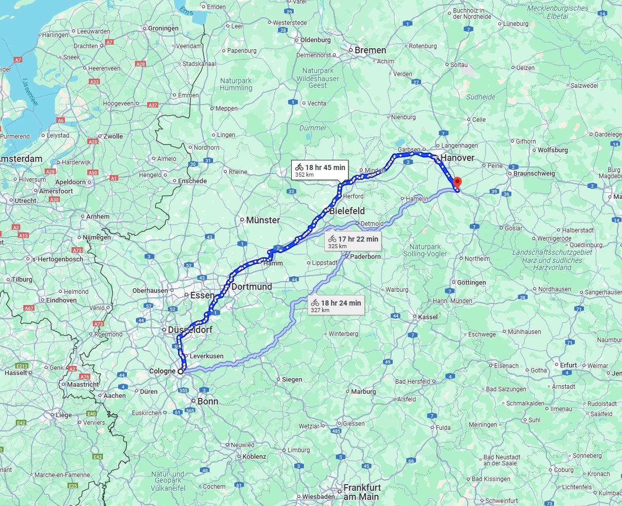 Anreise von Köln Zu Hildesheim Über 