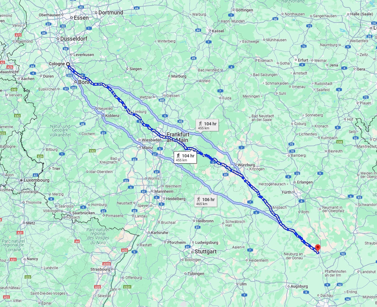 Anreise von Köln Zu Ingolstadt Über 