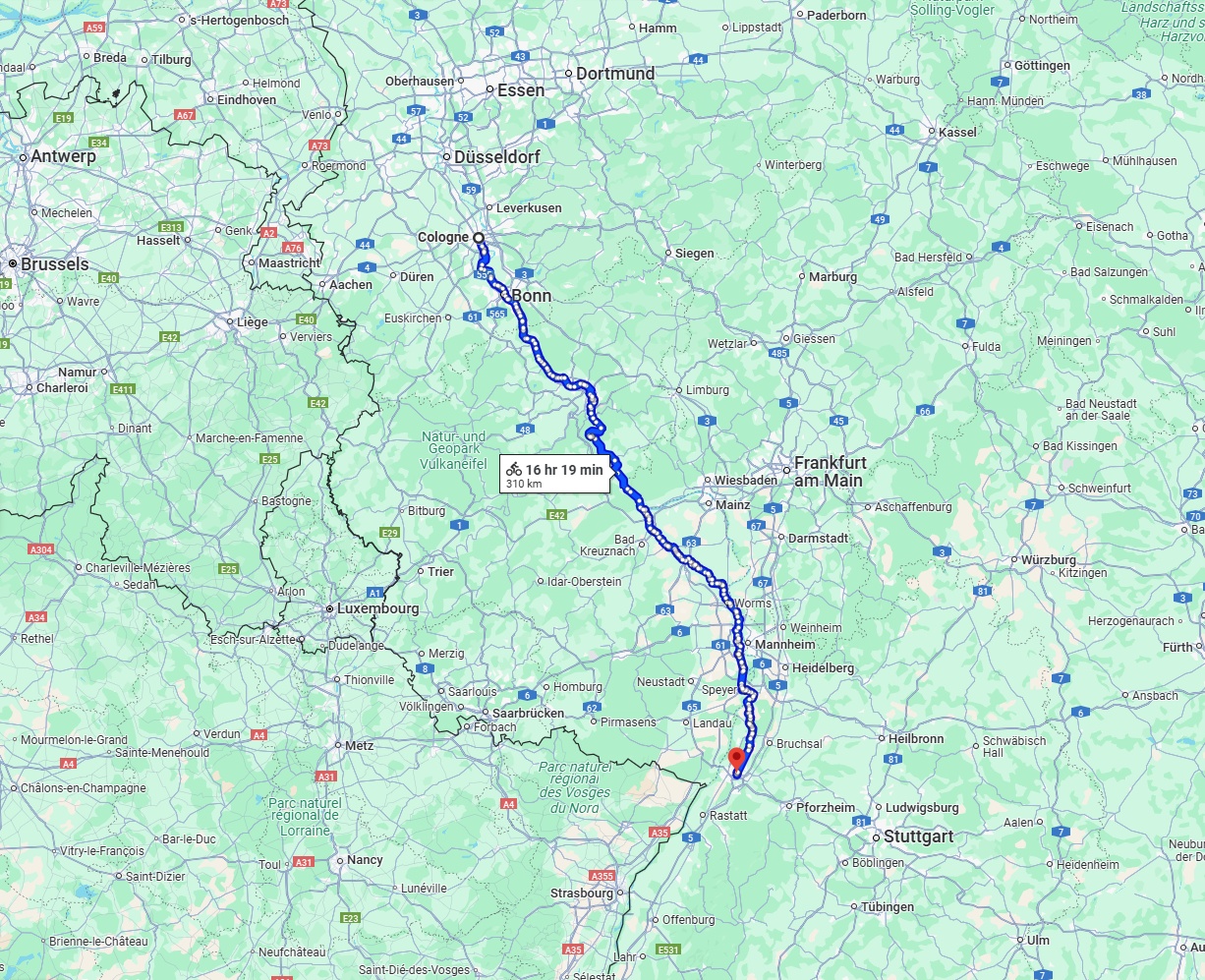 Anreise von Köln Zu Karlsruhe Über 