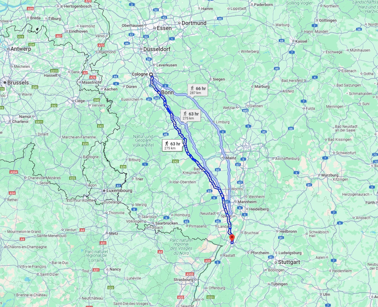 Anreise von Köln Zu Karlsruhe Über 
