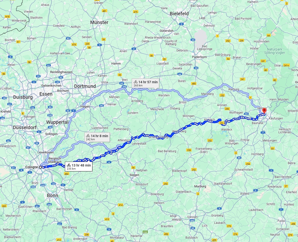 Anreise von Köln Zu Kassel Über 