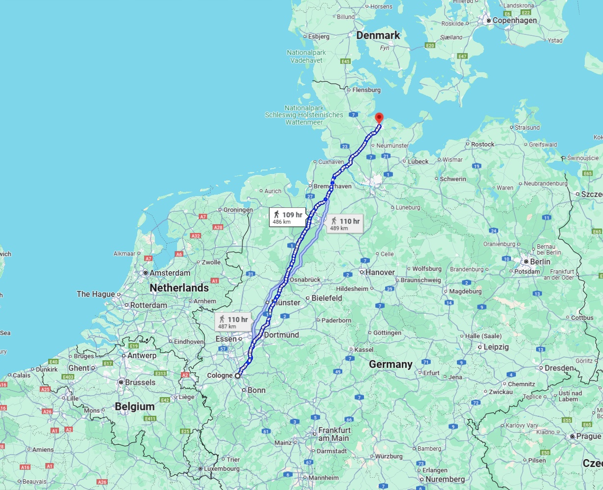 Anreise von Köln Zu Kiel Über 