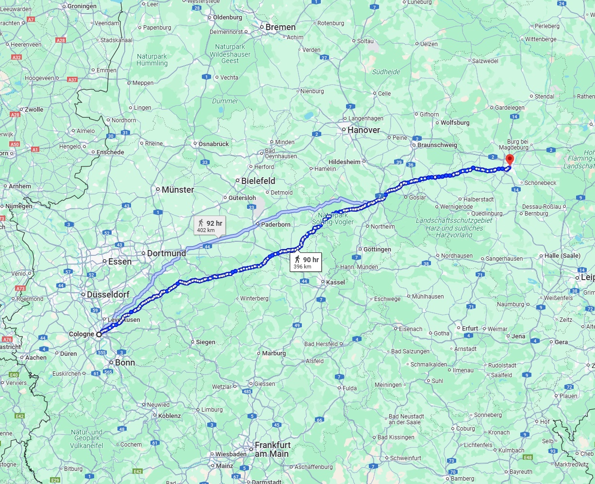 Anreise von Köln Zu Magdeburg Über 