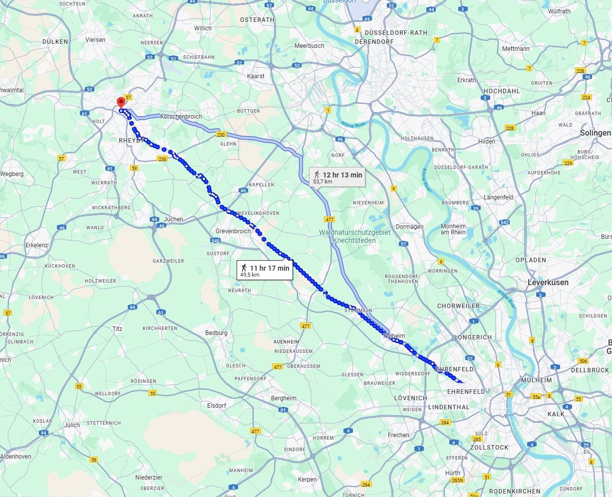 Anreise von Köln Zu Mönchengladbach Über 