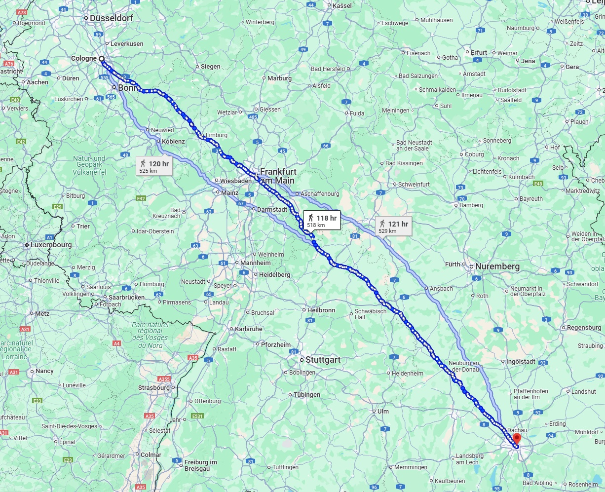 Anreise von Köln Zu München Über 