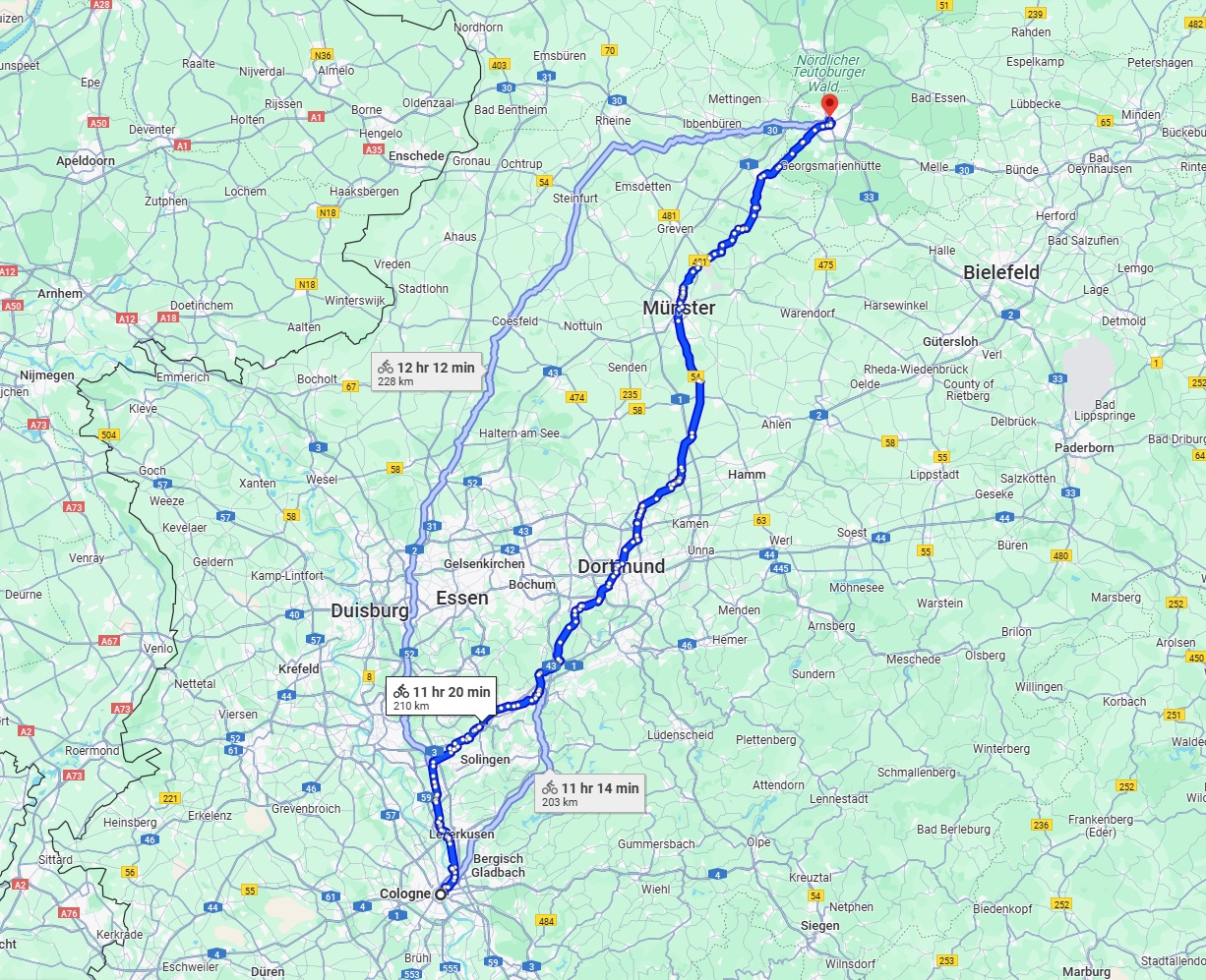 Anreise von Köln Zu Osnabrück Über 