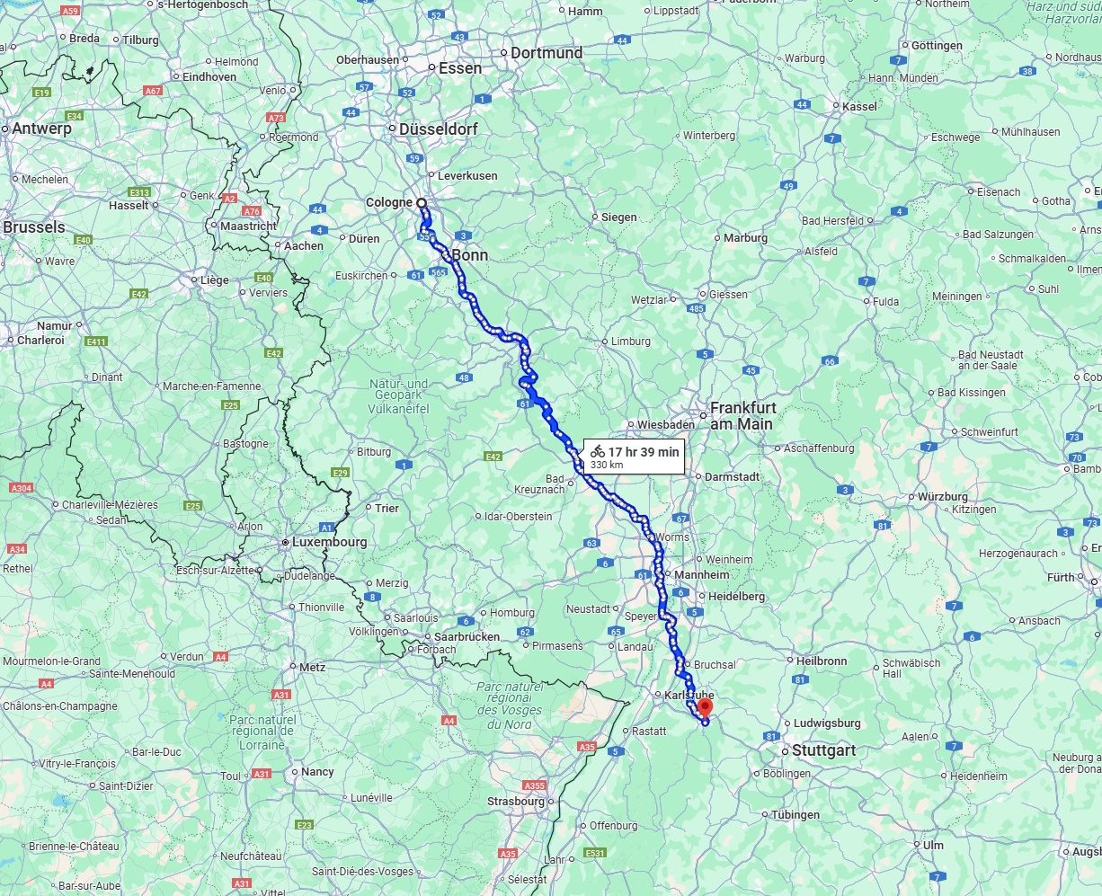 Anreise von Köln Zu Pforzheim Über 