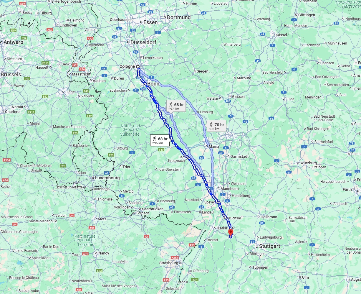 Anreise von Köln Zu Pforzheim Über 