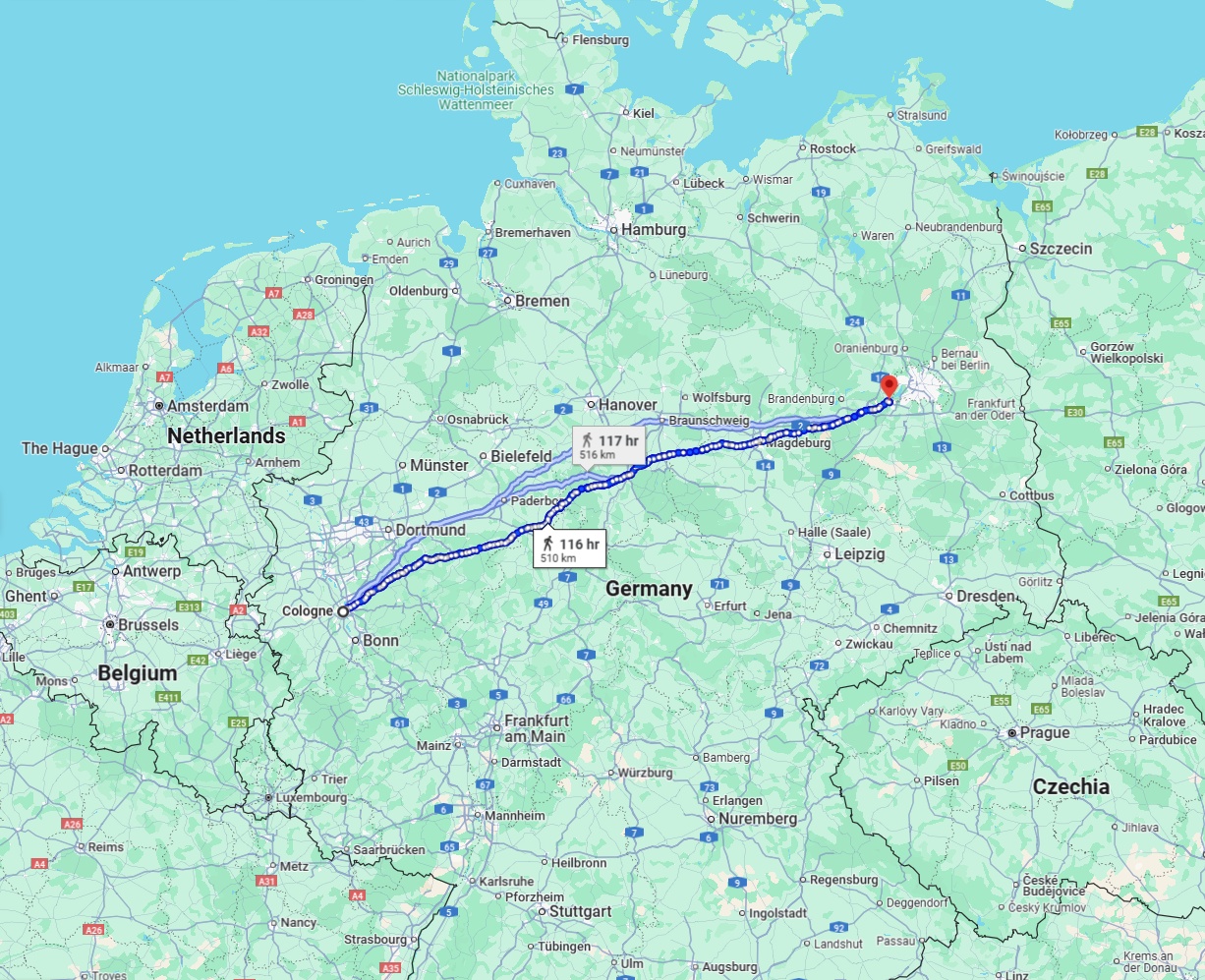 Anreise von Köln Zu Potsdam Über 