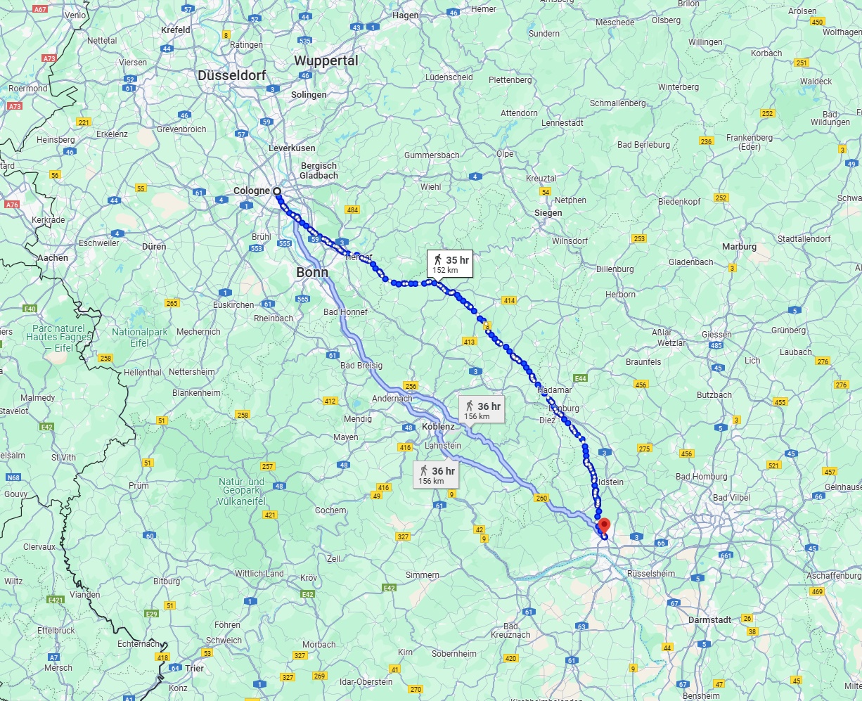Anreise von Köln Zu Wiesbaden Über 