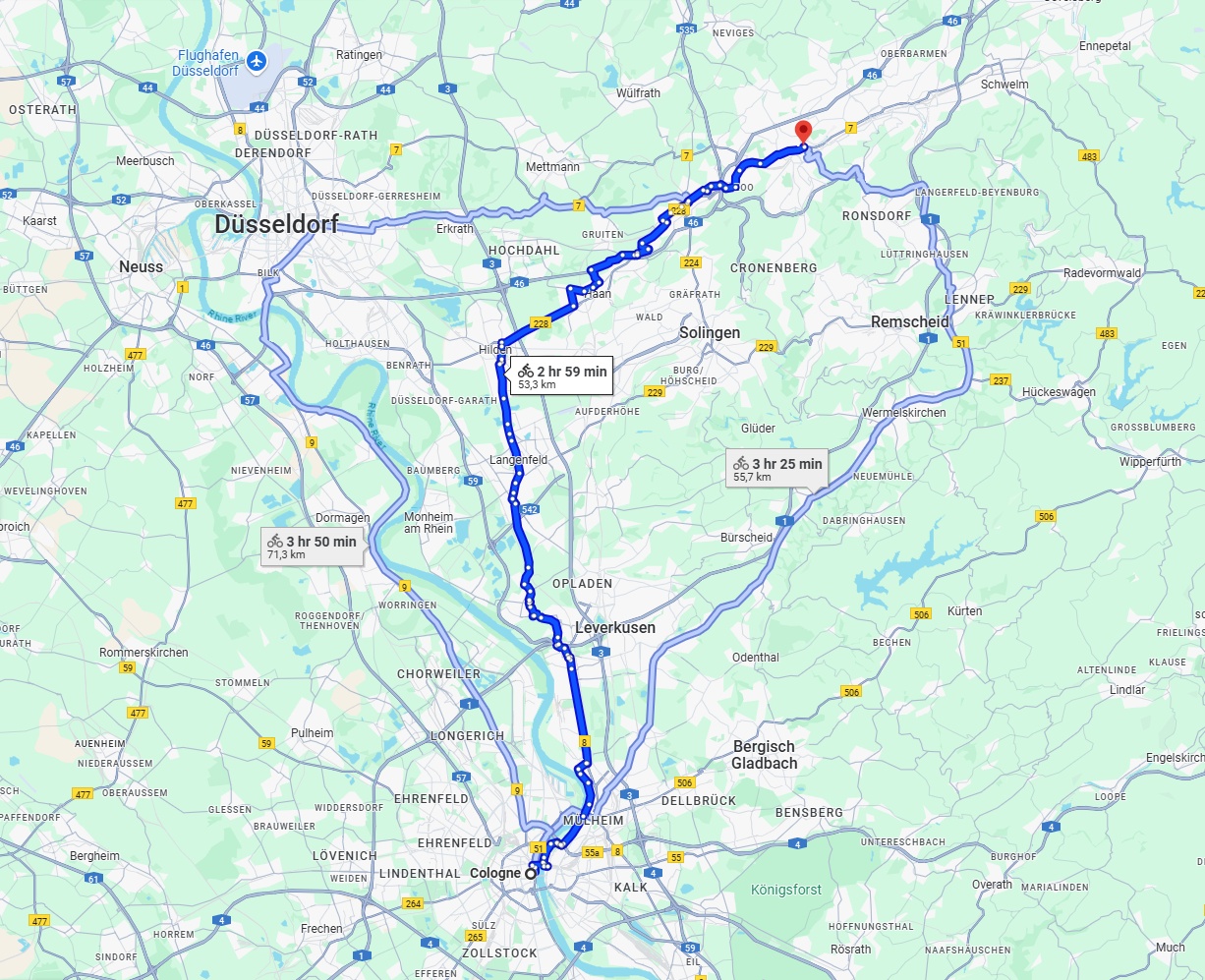 Anreise von Köln Zu Wuppertal Über 