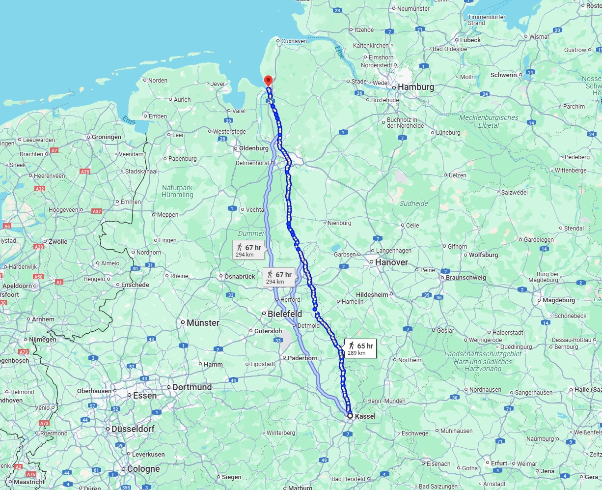 Anreise von Kassel Zu Bremerhaven Über 