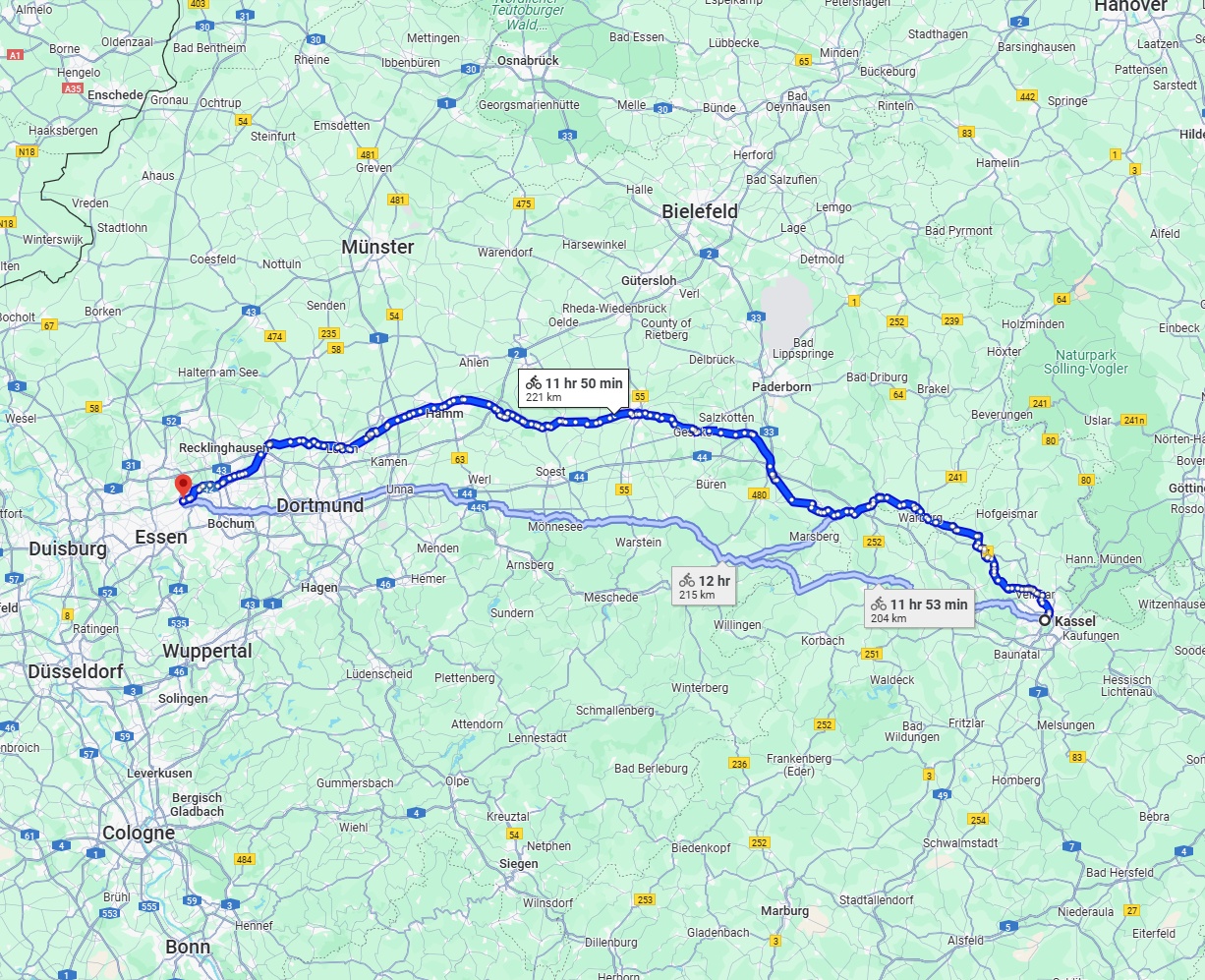 Anreise von Kassel Zu Gelsenkirchen Über 