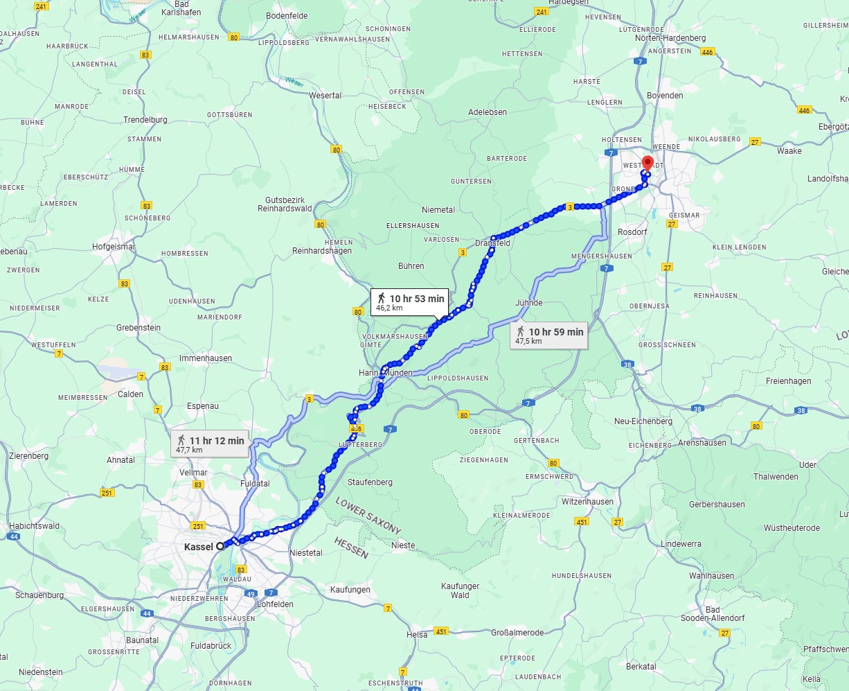 Anreise von Kassel Zu Göttingen Über 