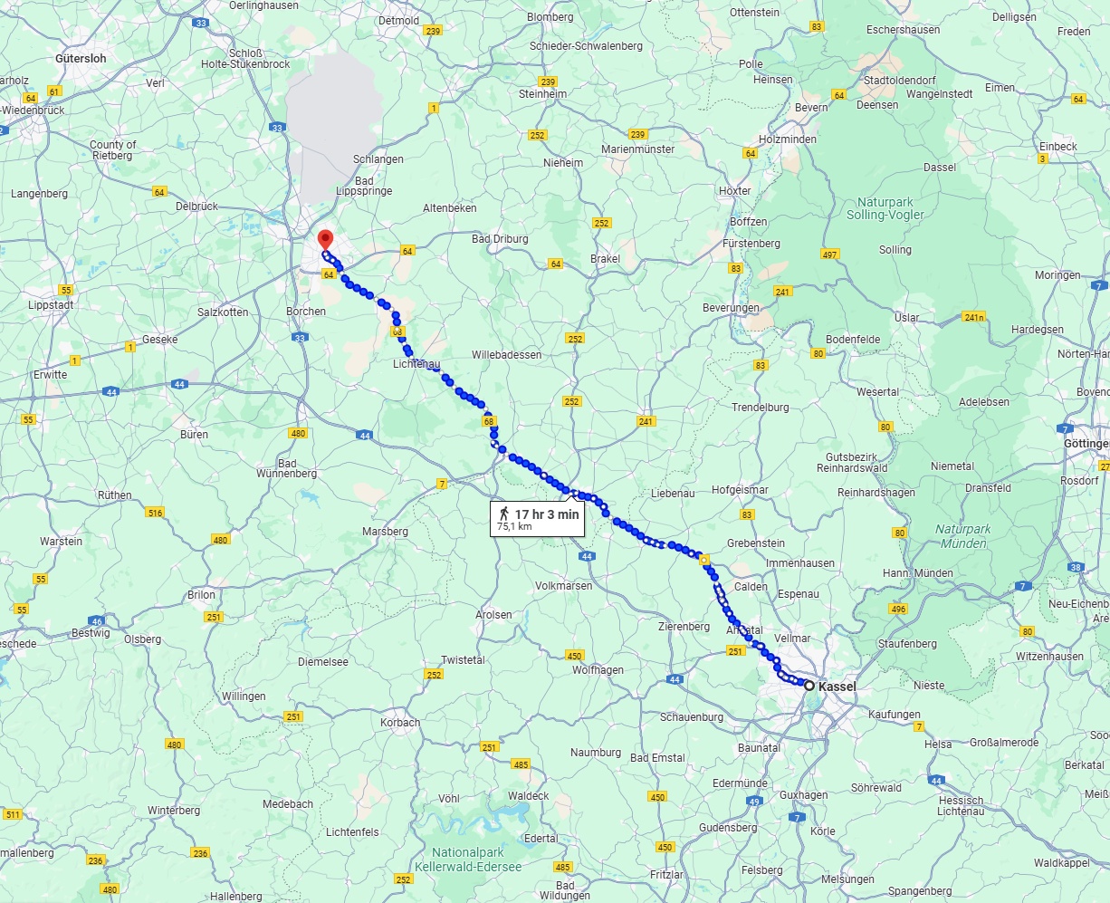 Anreise von Kassel Zu Paderborn Über 