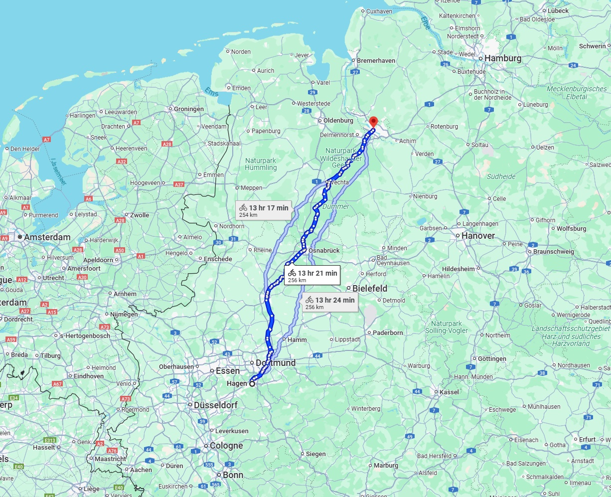 Anreise von Hagen Zu Bremen Über 