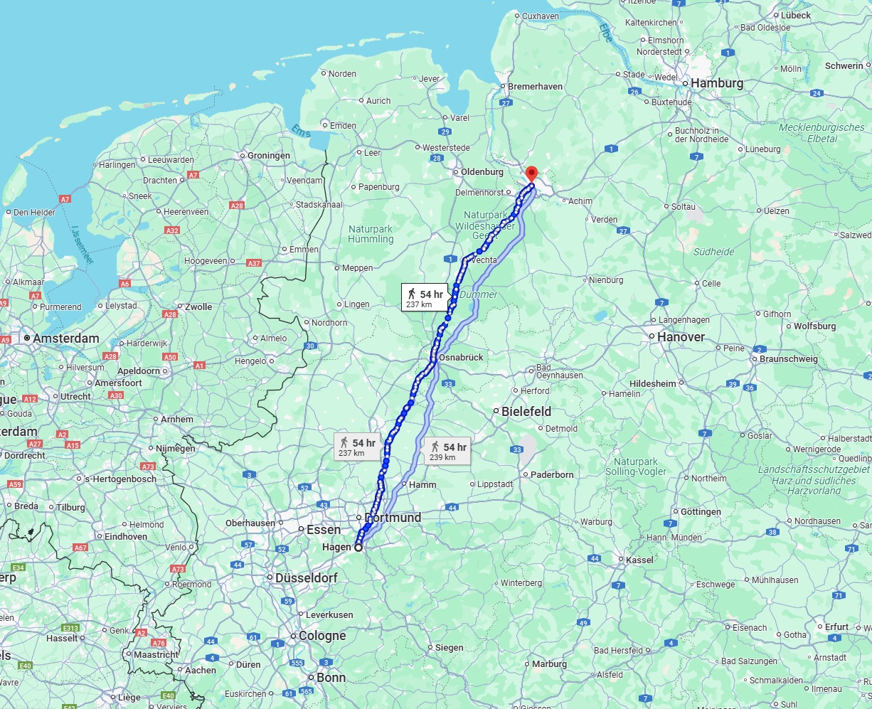 Anreise von Hagen Zu Bremen Über 