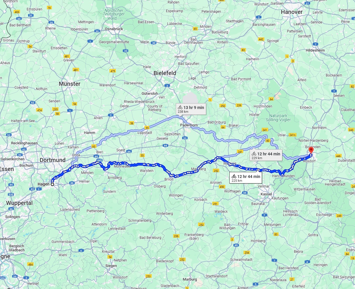 Anreise von Hagen Zu Göttingen Über 