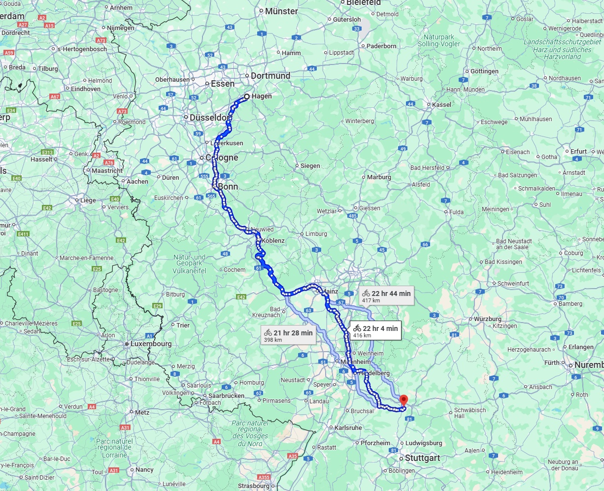 Anreise von Hagen Zu Heilbronn Über 