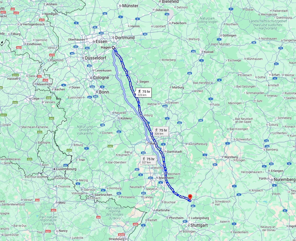 Anreise von Hagen Zu Heilbronn Über 