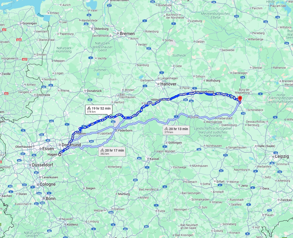 Anreise von Hagen Zu Magdeburg Über 