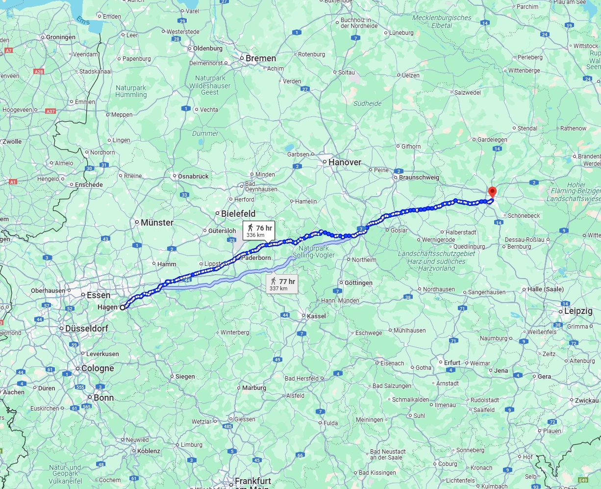 Anreise von Hagen Zu Magdeburg Über 