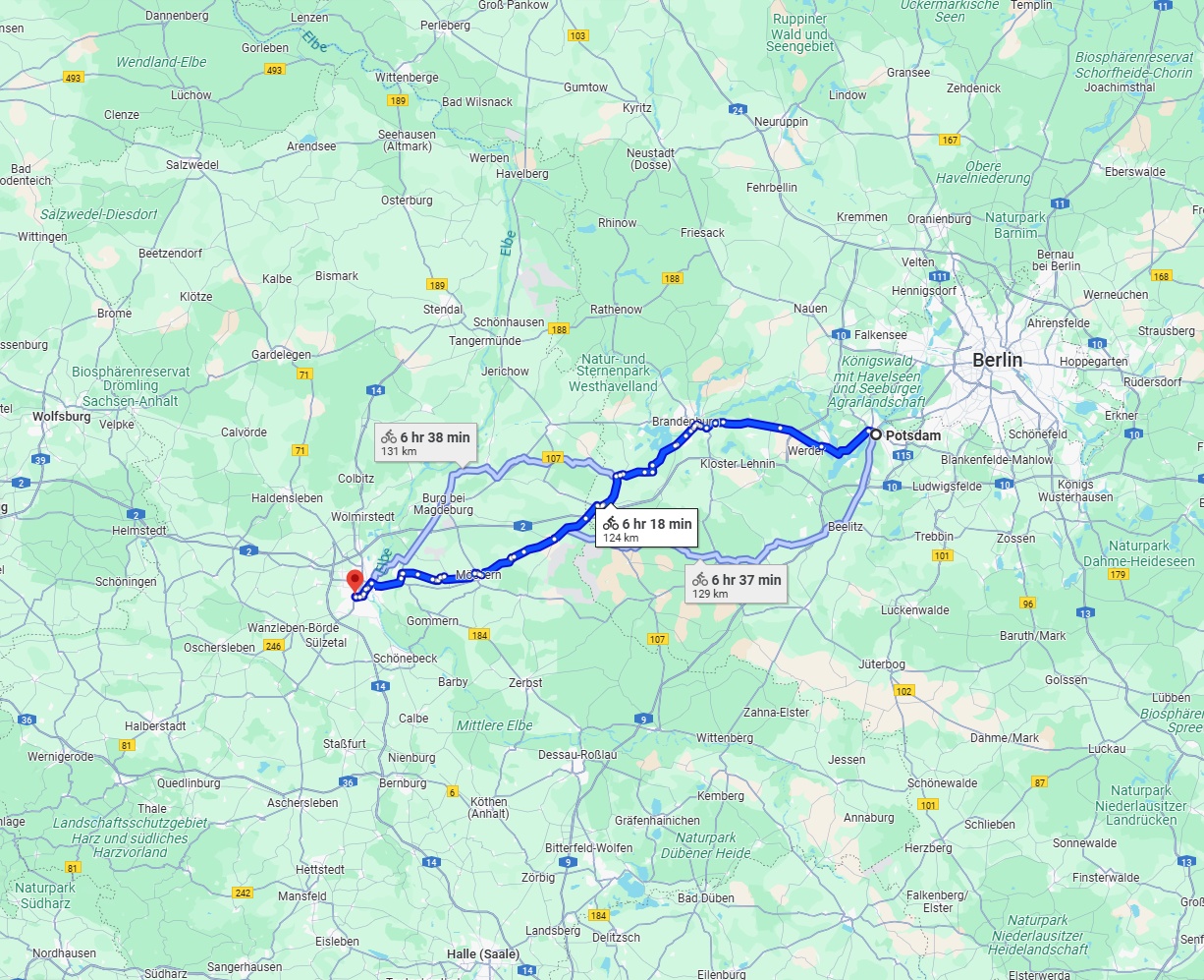 Anreise von Potsdam Zu Magdeburg Über 