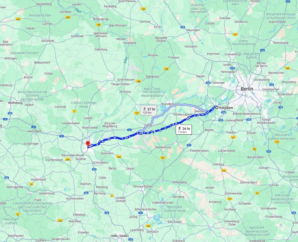 Anreise von Potsdam Zu Magdeburg Über 