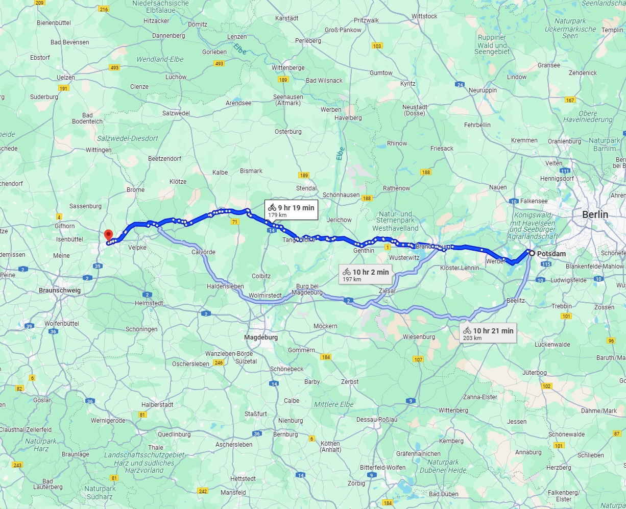 Anreise von Potsdam Zu Wolfsburg Über 