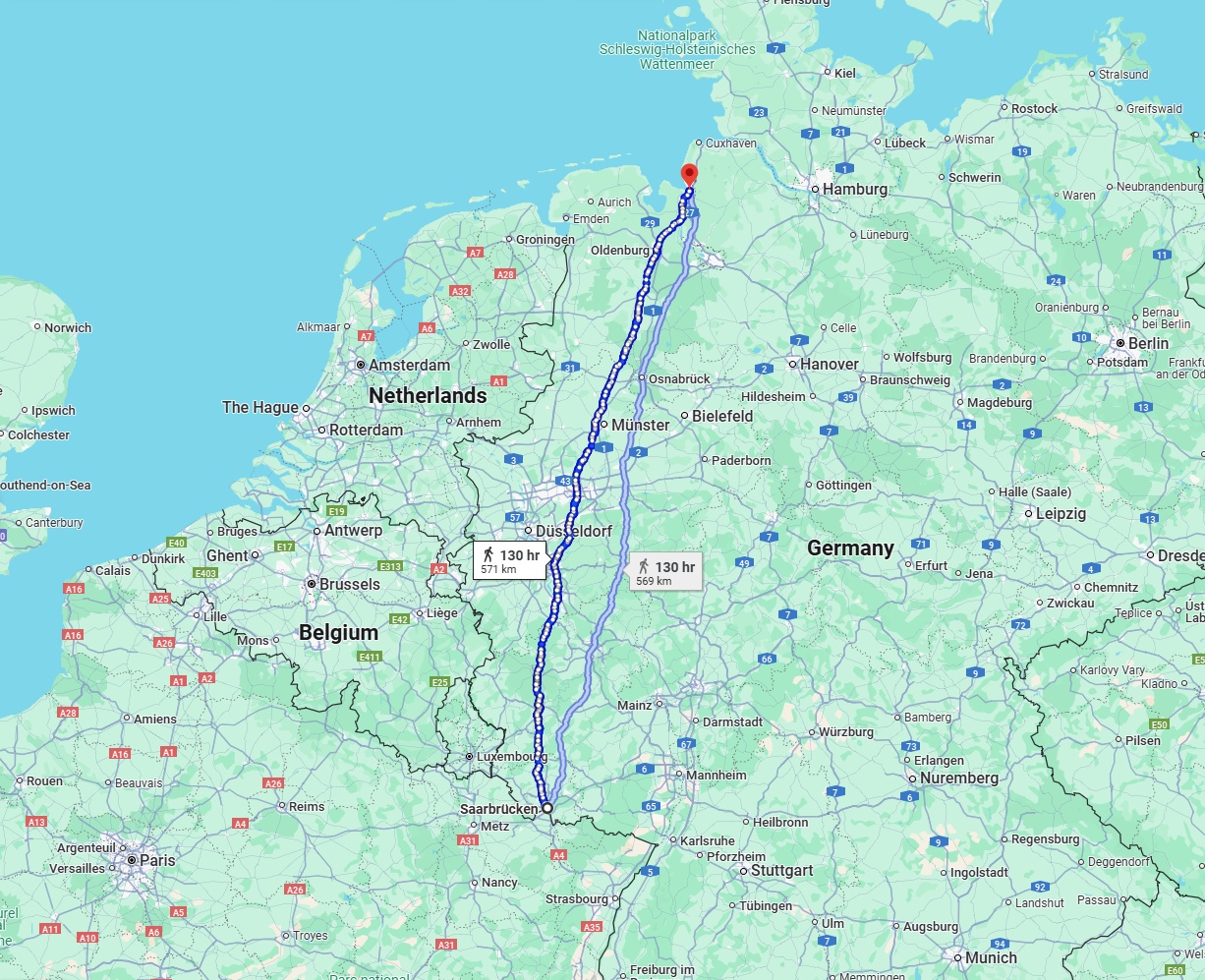 Anreise von Saarbrücken Zu Bremerhaven Über 