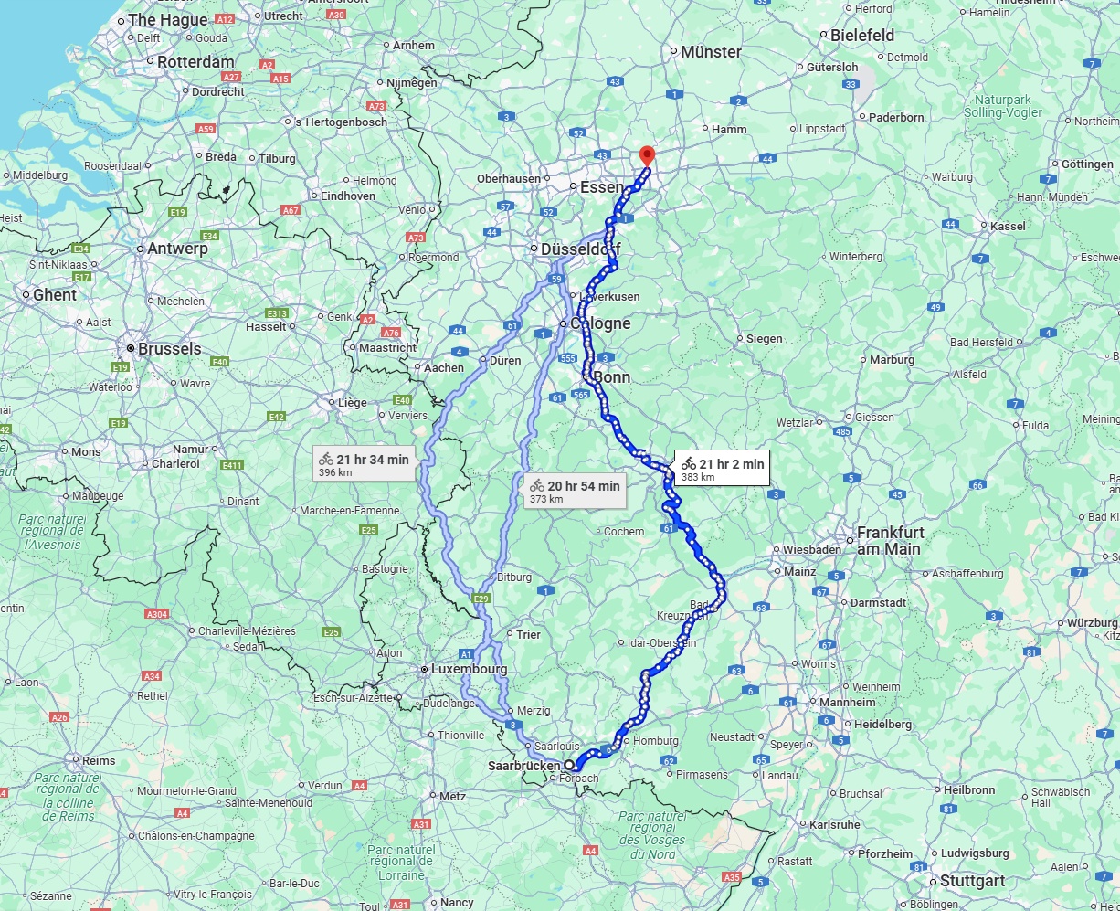 Anreise von Saarbrücken Zu Dortmund Über 