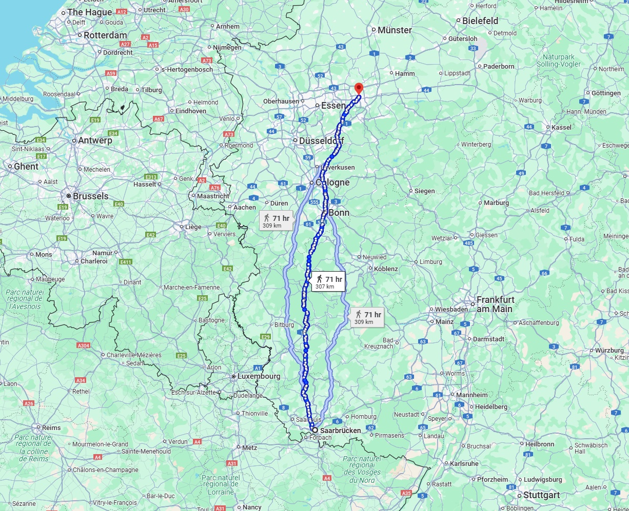 Anreise von Saarbrücken Zu Dortmund Über 