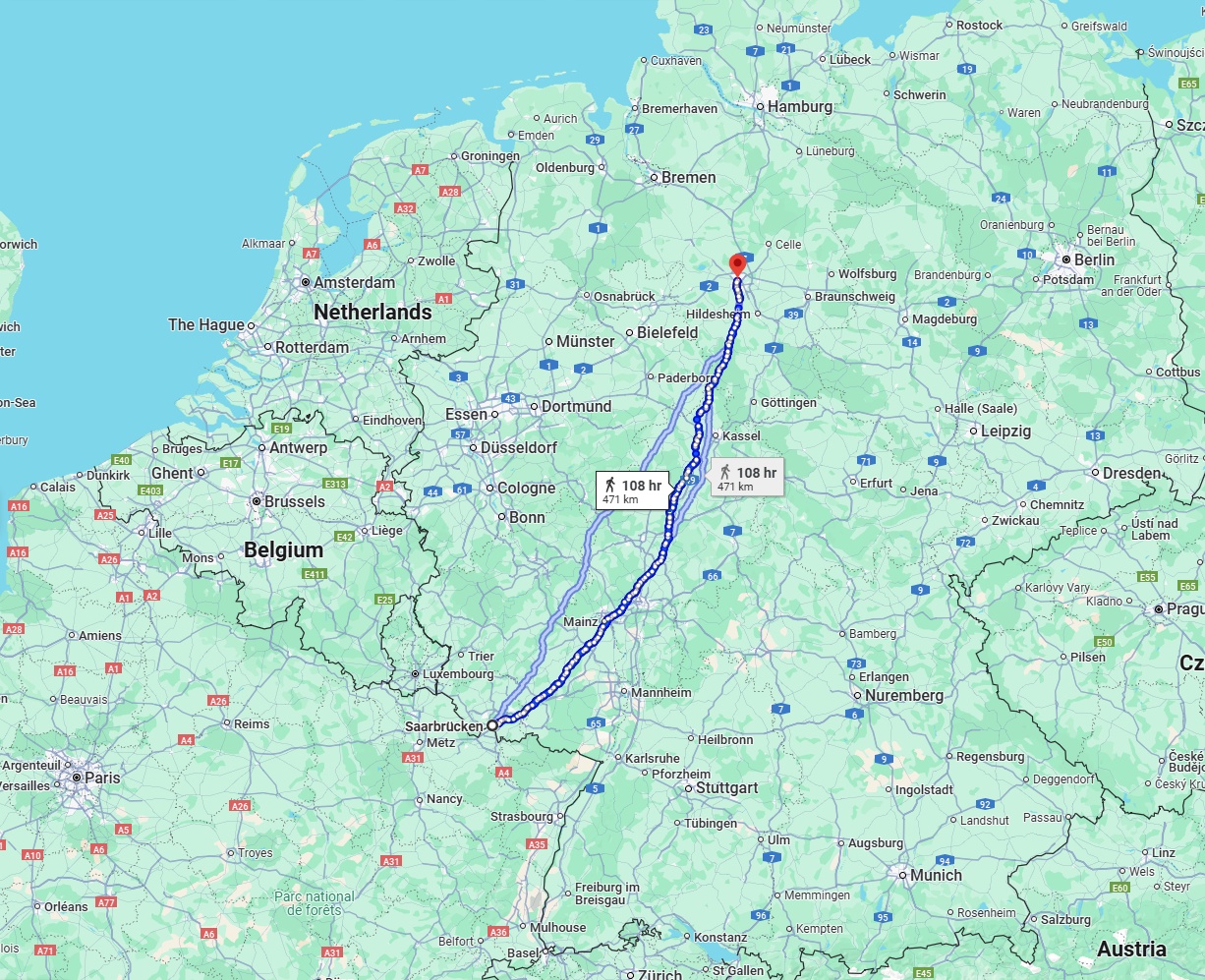 Anreise von Saarbrücken Zu Hannover Über 