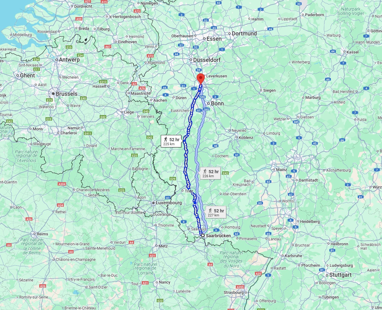 Anreise von Saarbrücken Zu Köln Über 